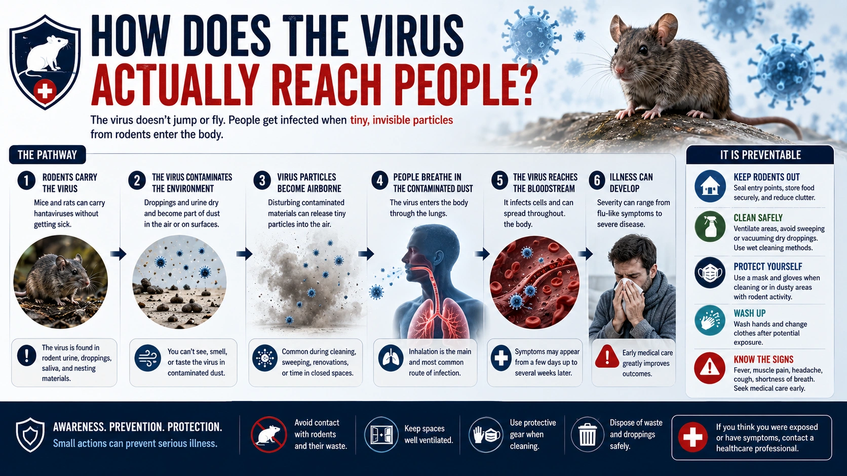 How Does the Virus Actually Reach People?